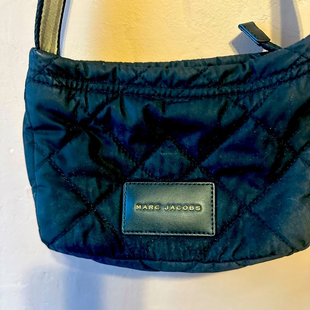 Marc Jacobs  quilted messenger style handbag